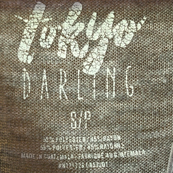 Tokyo Darling Normal is Boring floral racerback tank Jr S - Picture 7 of 8